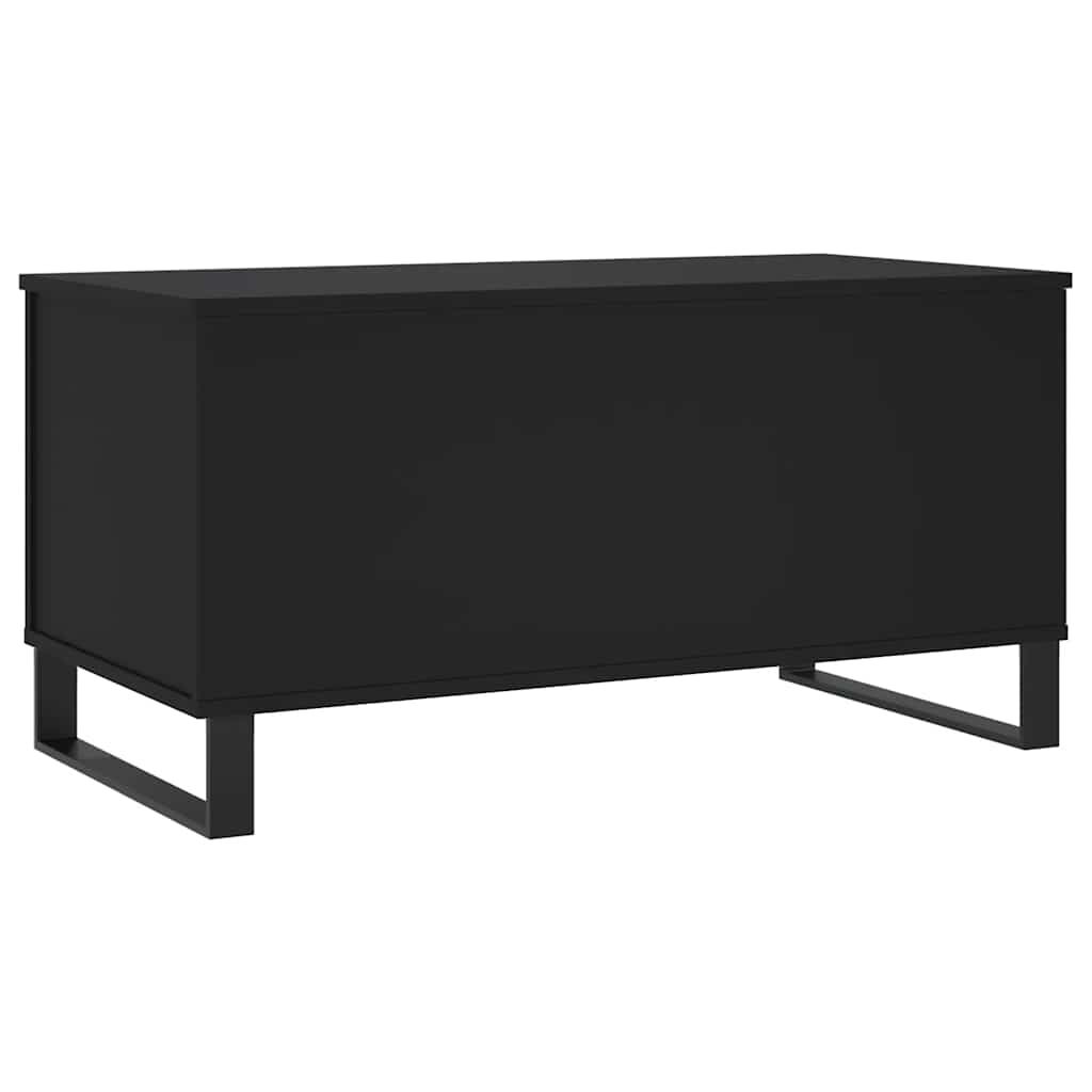vidaXL Τραπεζάκι Σαλονιού Μαύρο 90x44,5x45 εκ. Επεξεργασμένο Ξύλο
