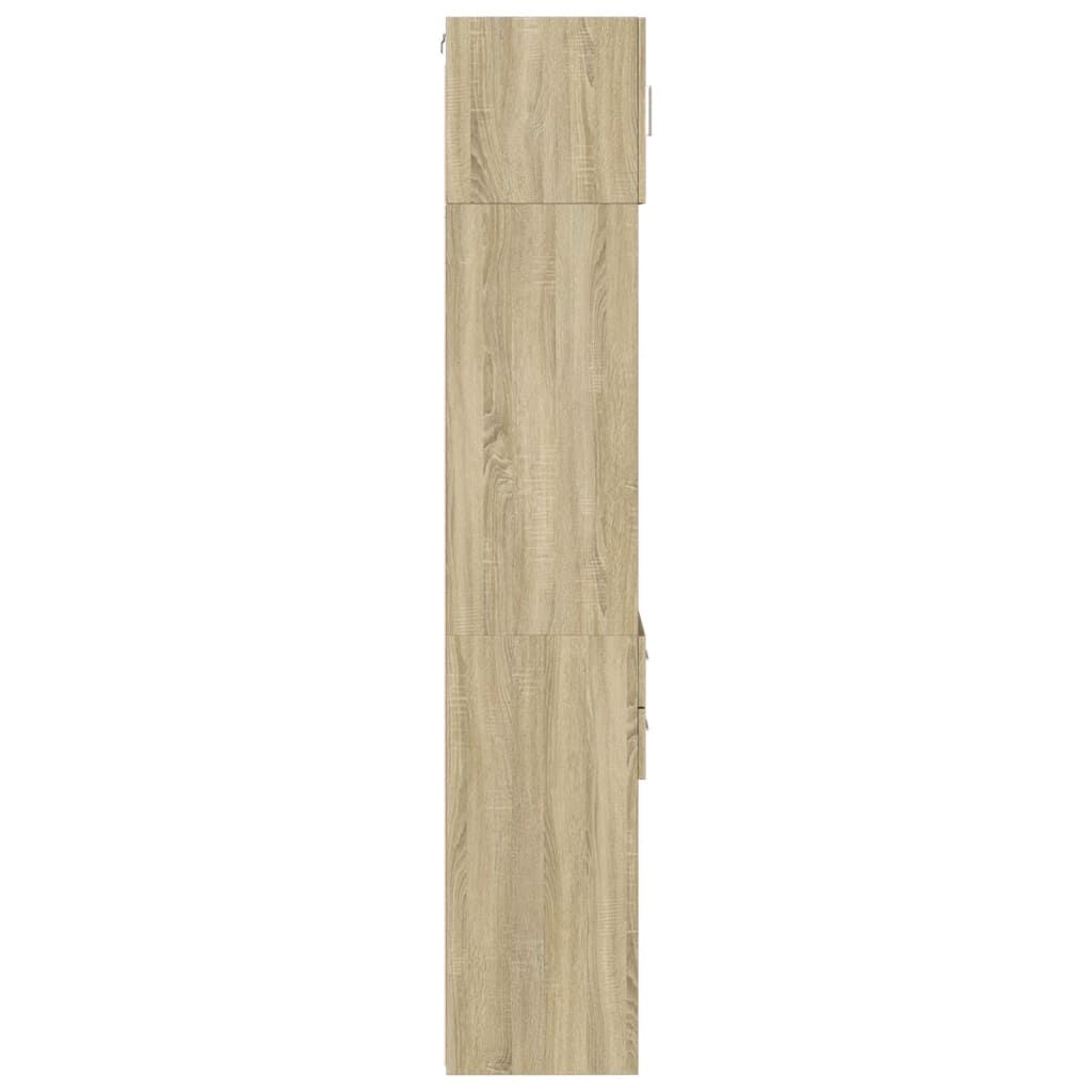 vidaXL Ντουλάπι Αποθήκευσης Στενό Δρυς 45x42,5x225 εκ. Επεξεργ. Ξύλο
