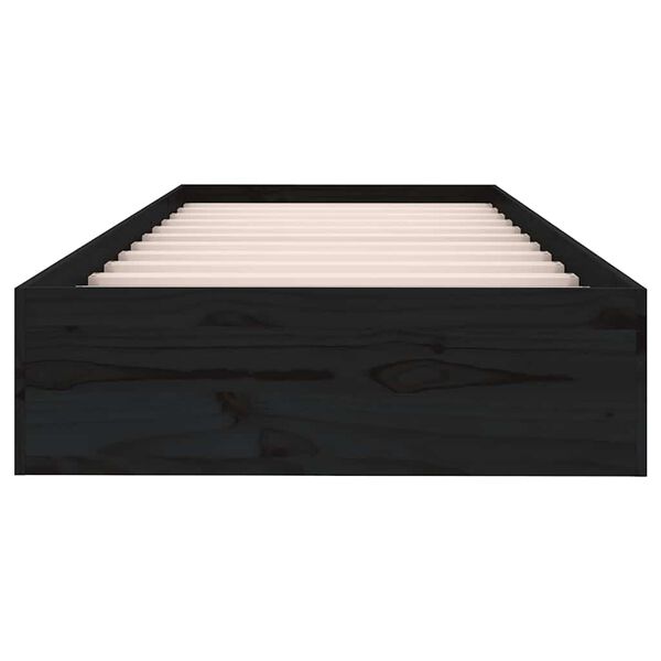 vidaXL &Pi;&lambda;&alpha;ί&sigma;&iota;&omicron; &Kappa;&rho;&epsilon;&beta;&alpha;&tau;&iota;&omicron;ύ &Mu;&alpha;ύ&rho;&omicron; 75 x 190&epsilon;&kappa;. &alpha;&pi;ό &Mu;&alpha;&sigma;ί&phi; &Xi;ύ&lambda;&omicron; Small Single