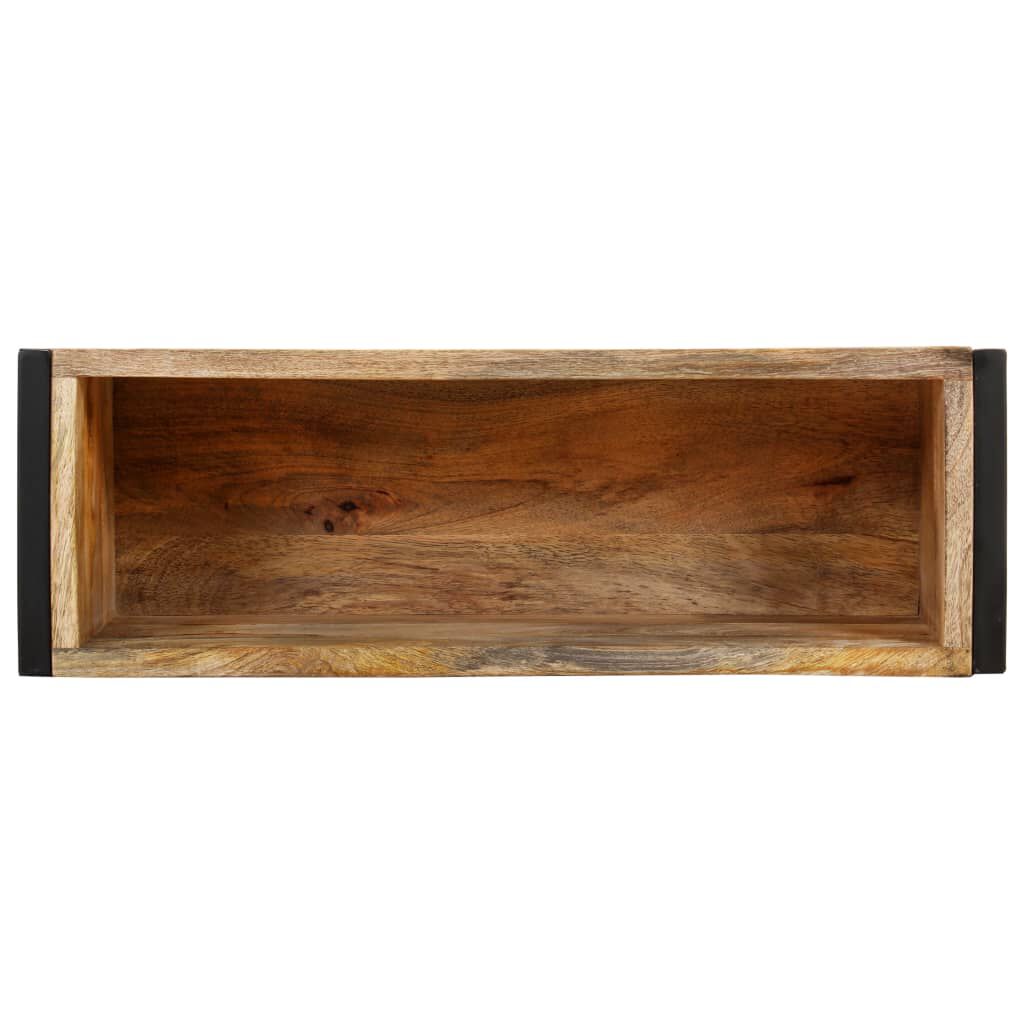 vidaXL Ζαρντινιέρα 60 x 20 x 68 εκ. από Ακατέργαστο Ξύλο Μάνγκο