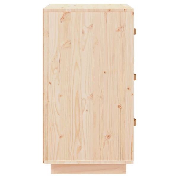 vidaXL Κομοδίνο 40x40x75 εκ. από Μασίφ Ξύλο Πεύκου