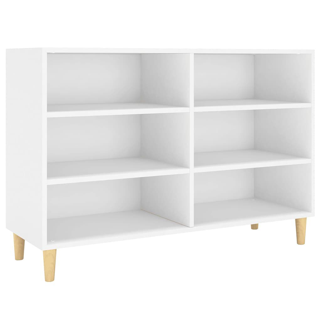 vidaXL Ραφιέρα Λευκή 103,5x35x70 εκ. από Επεξεργασμένο Ξύλο