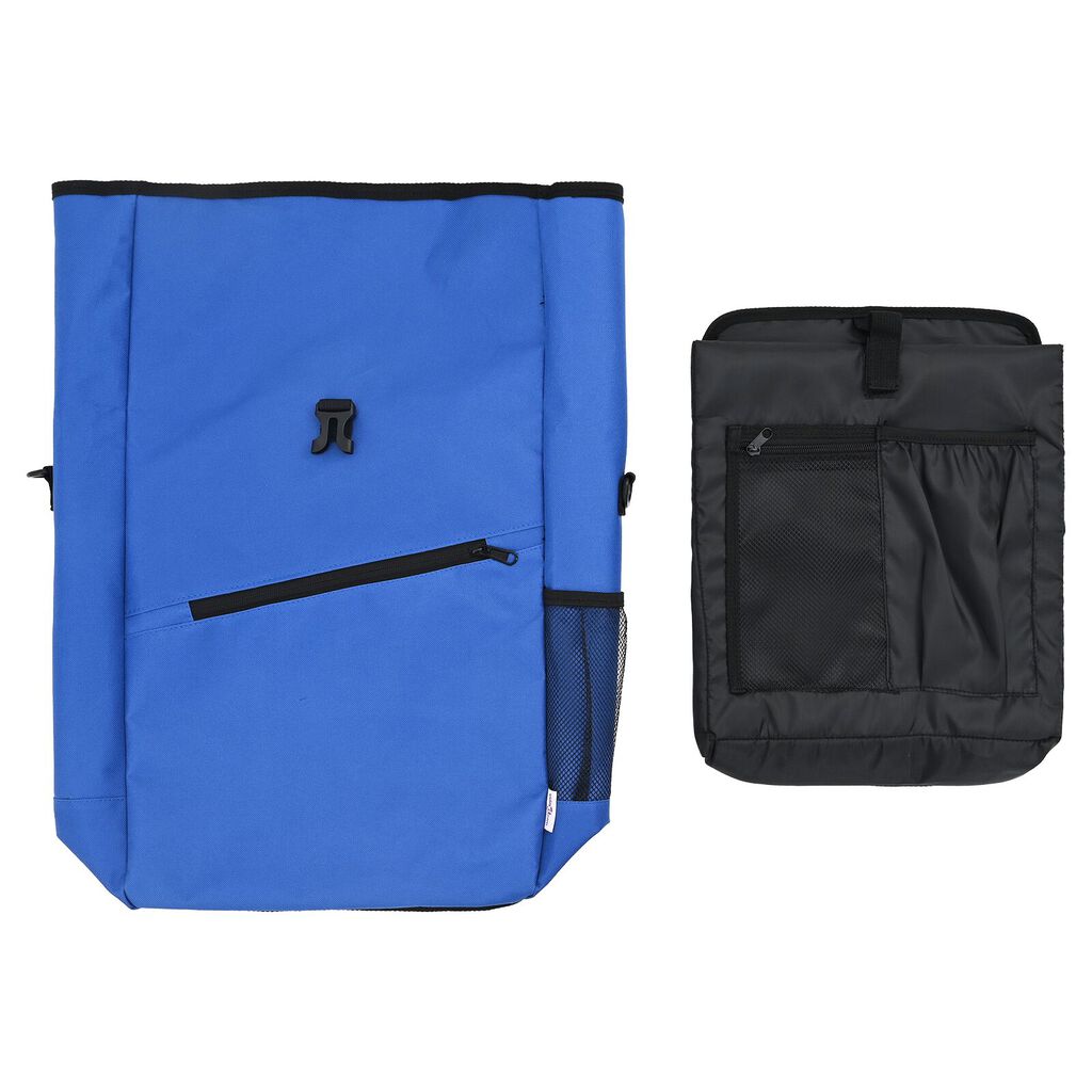 vidaXL Μπλε Τσάντα Στήριξης Ποδηλάτου 25 L 33x16x48 εκ