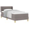 vidaXL &Kappa;&rho;&epsilon;&beta;ά&tau;&iota; &mu;&epsilon; &epsilon;&lambda;&alpha;&tau;ή&rho;&iota;&alpha; &mu;&epsilon; &mu;&alpha;&xi;&iota;&lambda;ά&rho;&iota; Taupe 190 x 90 cm ύ&phi;&alpha;&sigma;&mu;&alpha;