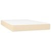 vidaXL &Kappa;&rho;&epsilon;&beta;ά&tau;&iota; Boxspring &mu;&epsilon; &Sigma;&tau;&rho;ώ&mu;&alpha; & LED &Kappa;&rho;&epsilon;&mu; 120x190 &epsilon;&kappa;. &Upsilon;&phi;&alpha;&sigma;&mu;ά&tau;&iota;&nu;&omicron;