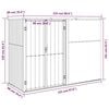 vidaXL Αποθήκη Εργαλείων Κήπου Καφέ 225x89x161 εκ. Γαλβαν. Ατσάλι