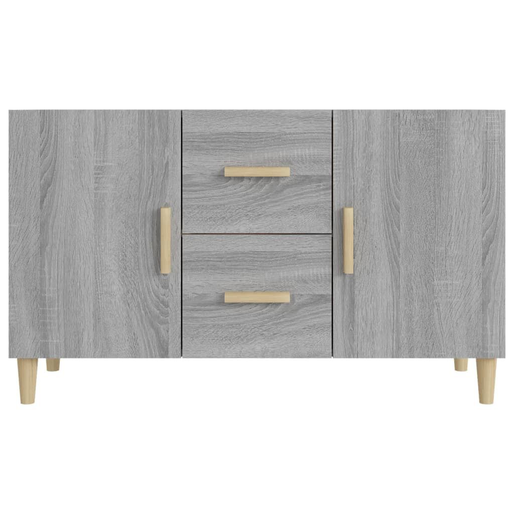 vidaXL Μπουφές Γκρι Sonoma 100 x 36 x 60 εκ. από Επεξεργασμένο Ξύλο