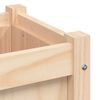vidaXL Ζαρντινιέρα 60 x 31 x 31 εκ. από Μασίφ Ξύλο Πεύκου