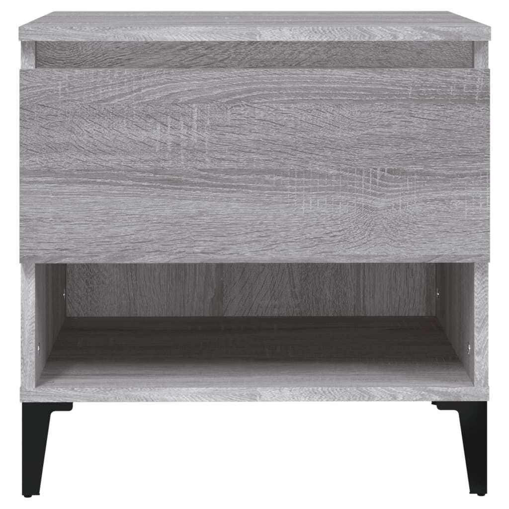 vidaXL Βοηθητικό Τραπέζι Γκρι Sonoma 50x46x50 εκ. Επεξεργασμένο Ξύλο