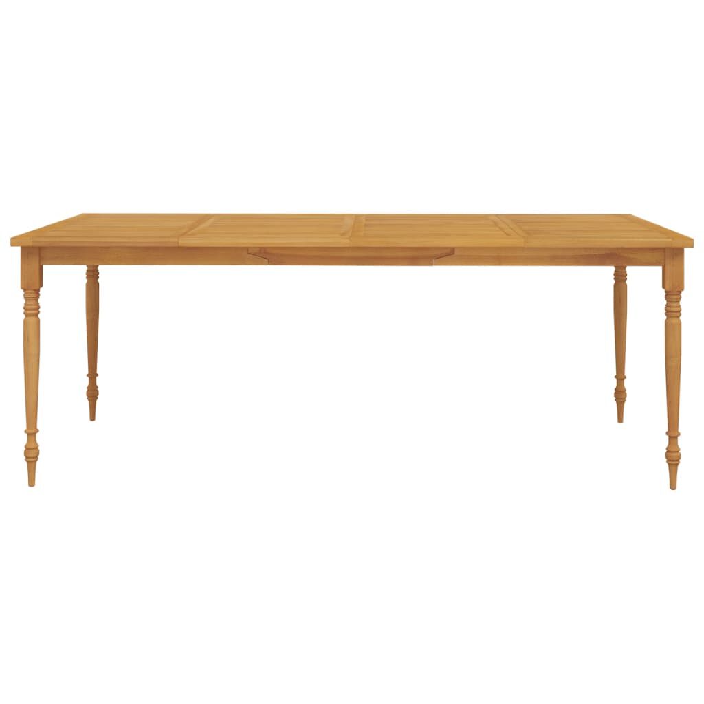 vidaXL Τραπέζι Batavia 200 x 100 x 75 εκ. από Μασίφ Ξύλο Teak
