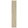 vidaXL Ραφιέρα Τοίχου Sonoma Δρυς 36x16x90 εκ. από Επεξεργασμένο Ξύλο