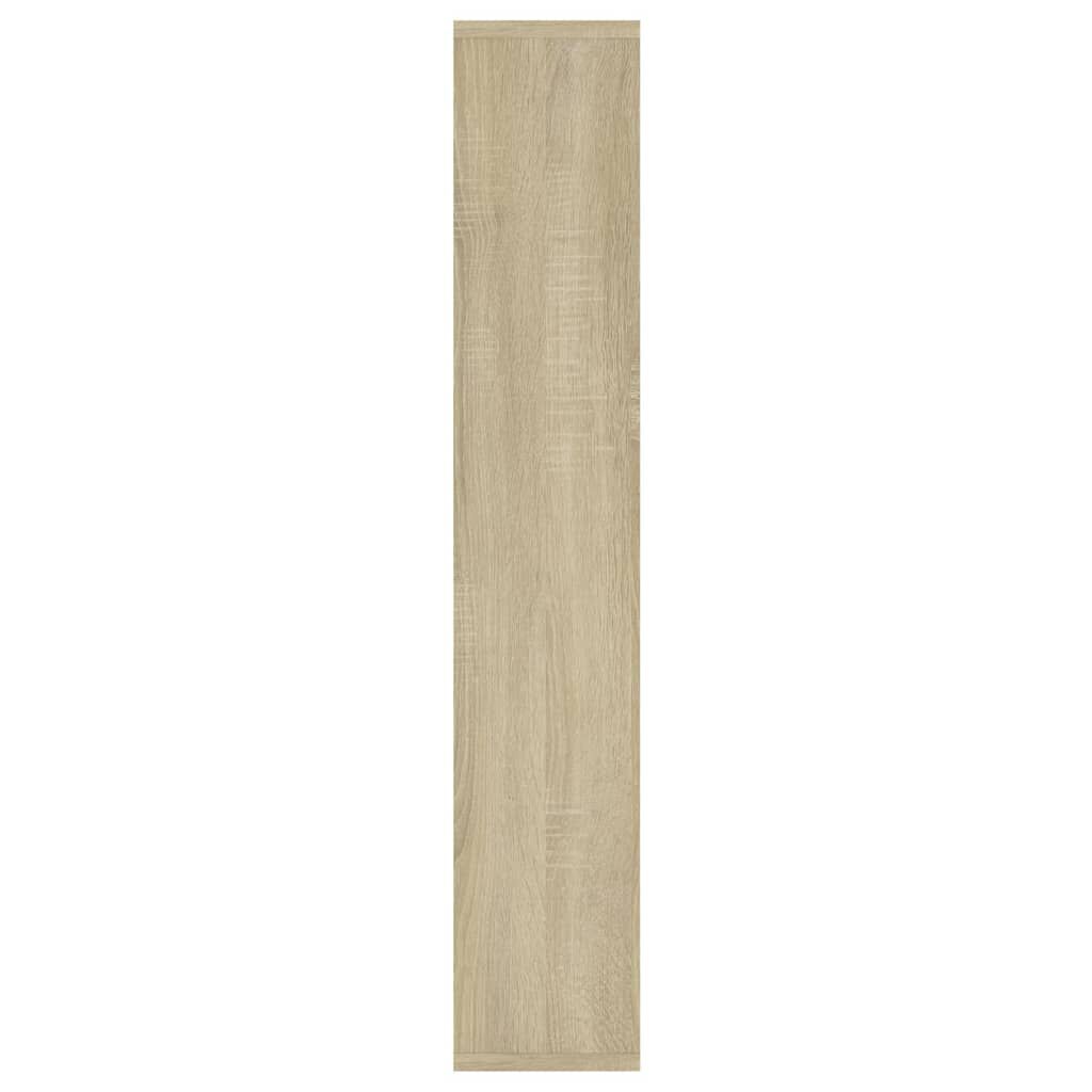vidaXL Ραφιέρα Τοίχου Sonoma Δρυς 36x16x90 εκ. από Επεξεργασμένο Ξύλο