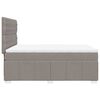 vidaXL &Kappa;&rho;&epsilon;&beta;ά&tau;&iota; Boxspring &mu;&epsilon; &Sigma;&tau;&rho;ώ&mu;&alpha; Taupe 140x200 &epsilon;&kappa;. &Upsilon;&phi;&alpha;&sigma;&mu;ά&tau;&iota;&nu;&omicron;