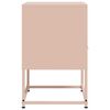 vidaXL Κομοδίνα 2 τεμ. Ροζ 36x39x60,5 εκ. από Χάλυβα