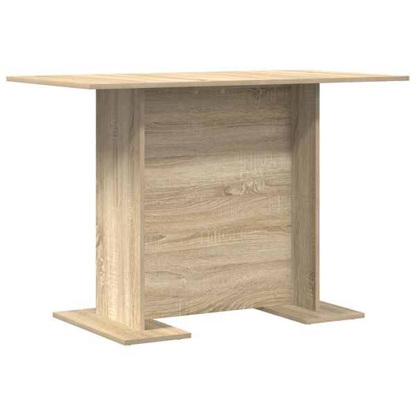 vidaXL Τραπεζαρία Sonoma Δρυς 110 x 60 x 75 εκ. από Επεξ. Ξύλο