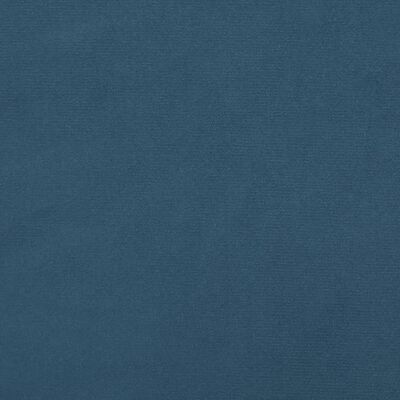 vidaXL Στρώμα με Pocket Springs Σκούρο Μπλε 80x200x20 εκ. Βελούδινο