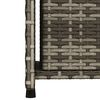 vidaXL Ντουλάπι Αποθήκευσης Κήπου Γκρι 50x55x115 εκ. Συνθετικό Ρατάν