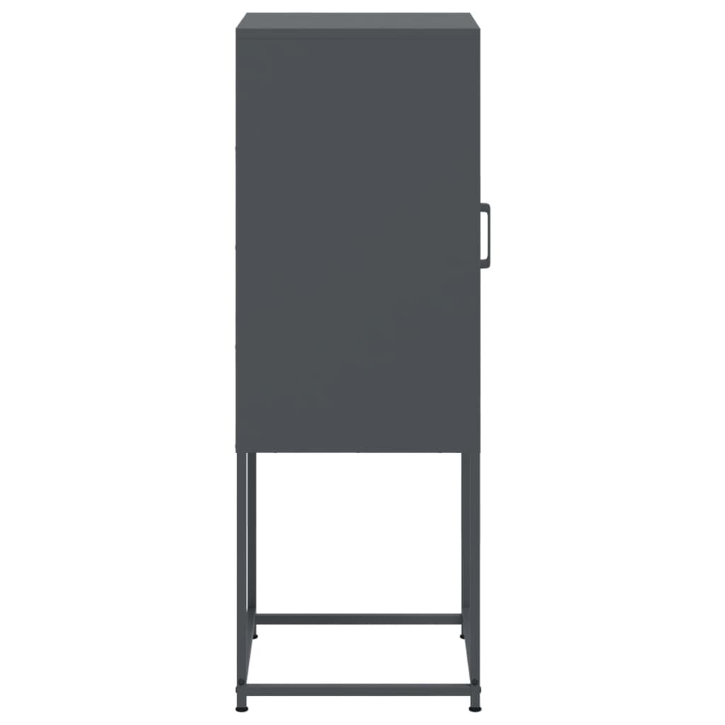 vidaXL Ντουλάπι Ανθρακί 36x39x107 εκ. από Ατσάλι