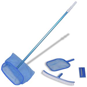 vidaXL &Sigma;&epsilon;&tau; &Kappa;&alpha;&theta;&alpha;&rho;&iota;&sigma;&mu;&omicron;ύ &Pi;&iota;&sigma;ί&nu;&alpha;&sigmaf; &Beta;&omicron;ύ&rho;&tau;&sigma;&alpha; 2 Skimmer 1 &Tau;&eta;&lambda;&epsilon;&sigma;&kappa;&omicron;&pi;&iota;&kappa;ό &Kappa;&omicron;&nu;&tau;ά&rho;&iota;
