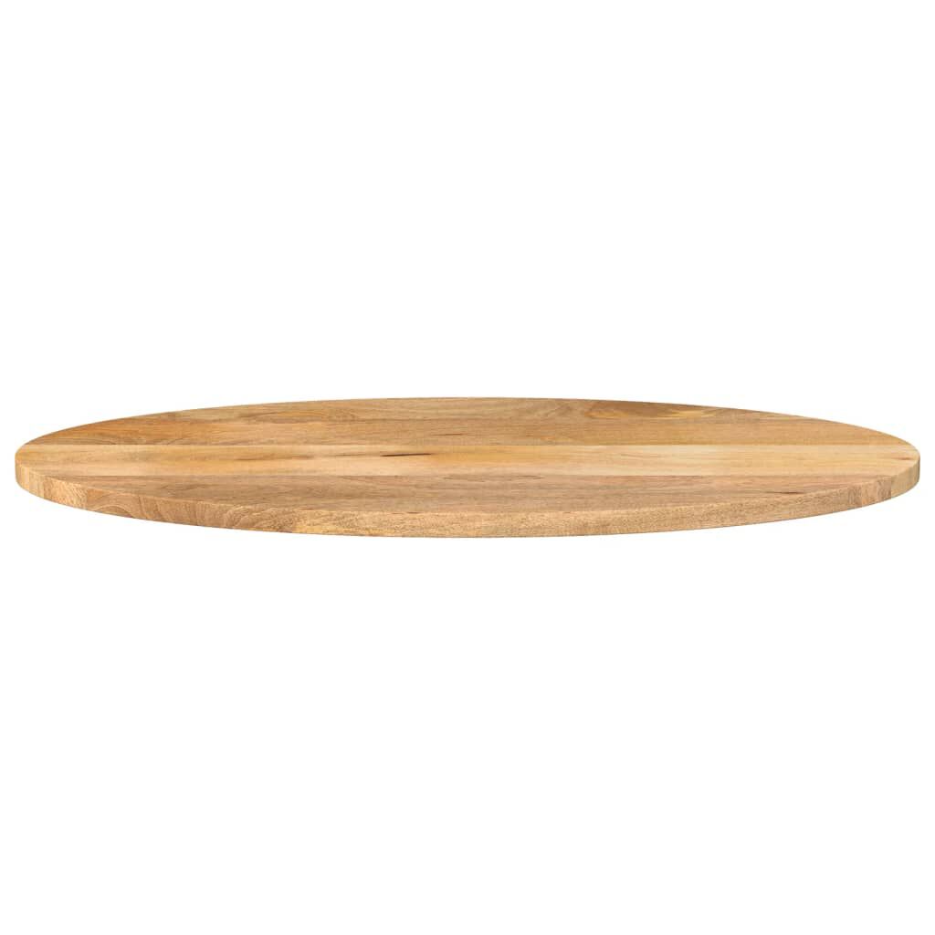 vidaXL Επιφάνεια Τραπεζιού Οβάλ 110x50x2,5 εκ. Μασίφ Ξύλο Μάνγκο