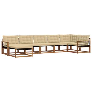 vidaXL &Sigma;&epsilon;&iota;&rho;ά &Kappa;&alpha;&nu;&alpha;&pi;έ &Epsilon;&xi;&omega;&tau;&epsilon;&rho;&iota;&kappa;&omicron;ύ &mu;&epsilon; &mu;&alpha;&xi;&iota;&lambda;ά&rho;&iota; 21 pcs &Phi;&upsilon;&sigma;&iota;&kappa;ό &kappa;&alpha;&iota; &Mu;&pi;&epsilon;&zeta;