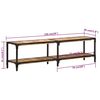 vidaXL Έπιπλο Τηλεόρασης 150 x 30 x 41 εκ. από Μασίφ Ξύλο Μάνγκο