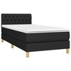 vidaXL &Kappa;&rho;&epsilon;&beta;ά&tau;&iota; Boxspring &mu;&epsilon; &Sigma;&tau;&rho;ώ&mu;&alpha; & LED &Mu;&alpha;ύ&rho;&omicron; 80x200 &epsilon;&kappa;. &Upsilon;&phi;&alpha;&sigma;&mu;ά&tau;&iota;&nu;&omicron;
