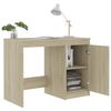 vidaXL Γραφείο Χρώμα Sonoma Δρυς 100 x 50 x 76 εκ. από Επεξ. Ξύλο