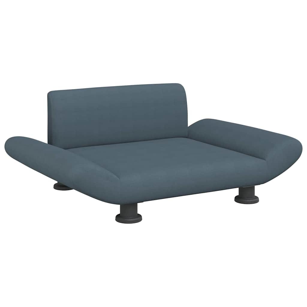 vidaXL Κρεβάτι Σκύλου Σκούρο Γκρι 70 x 45 x 28 εκ. Υφασμάτινο