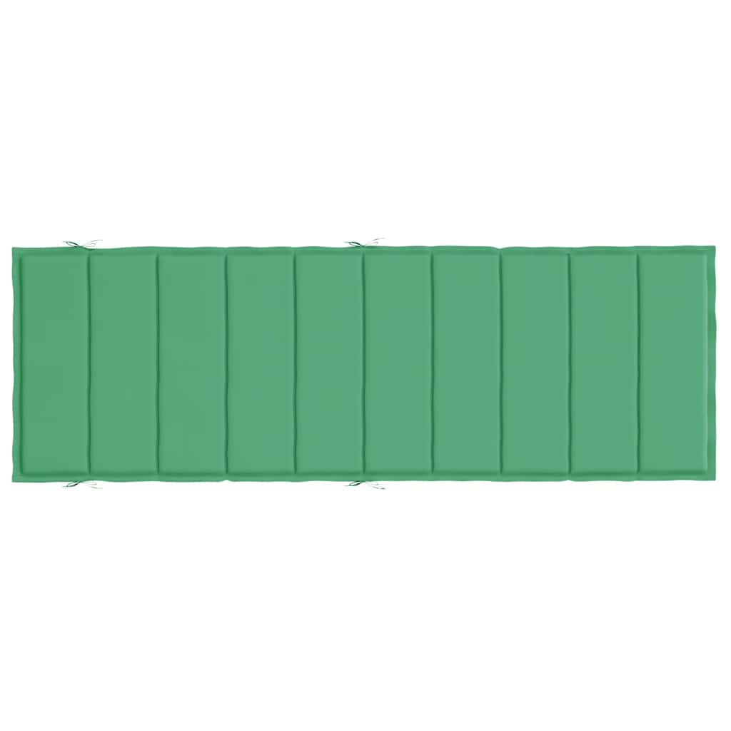 vidaXL Μαξιλάρι Ξαπλώστρας Πράσινο 186 x 58 x 3 εκ. από Ύφασμα Oxford