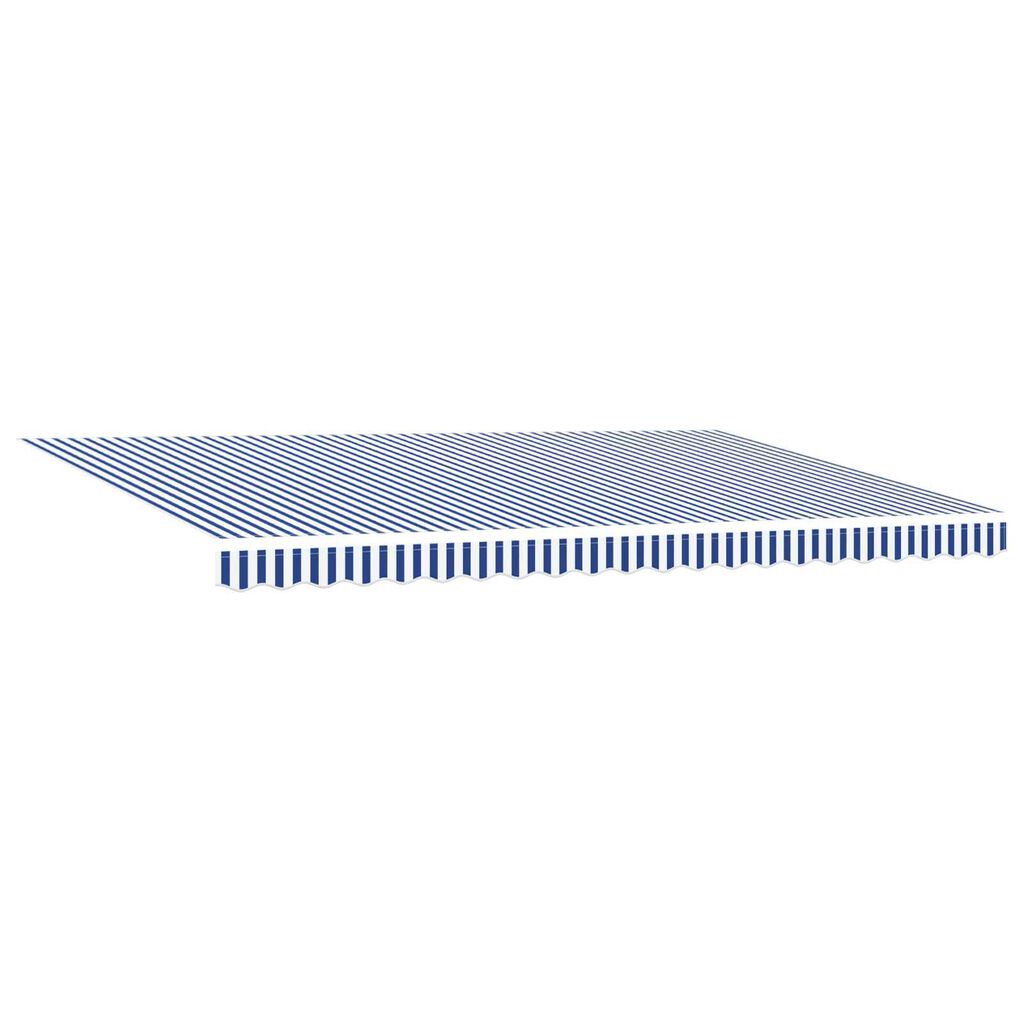 vidaXL Σκηνίτσα Αναδιπλούμενη with Μπλε και λευκό 5 x 3 m
