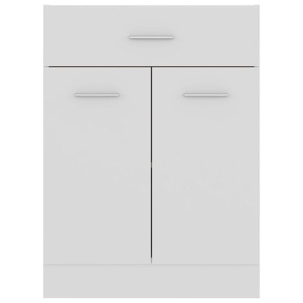 vidaXL Ντουλάπι με Συρτάρι Lyon Λευκό 60x46x81,5 εκ. Επεξ. Ξύλο