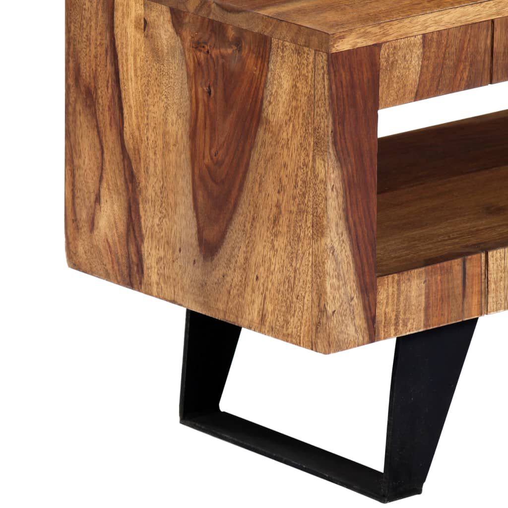 vidaXL Έπιπλο Τηλεόρασης 140 x 30 x 40 εκ. από Μασίφ Ξύλο Ακακίας
