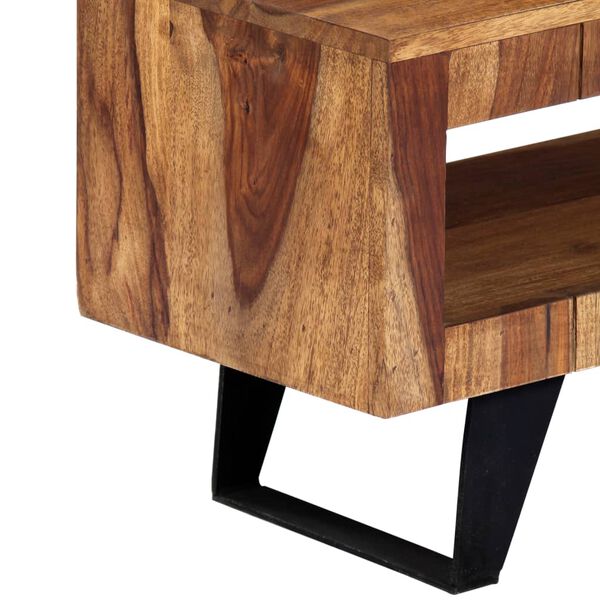 vidaXL Έπιπλο Τηλεόρασης 140 x 30 x 40 εκ. από Μασίφ Ξύλο Ακακίας
