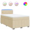 vidaXL &Kappa;&rho;&epsilon;&beta;ά&tau;&iota; Boxspring &mu;&epsilon; &Sigma;&tau;&rho;ώ&mu;&alpha; &Kappa;&rho;&epsilon;&mu; 120x200 &epsilon;&kappa;. &Upsilon;&phi;&alpha;&sigma;&mu;ά&tau;&iota;&nu;&omicron;