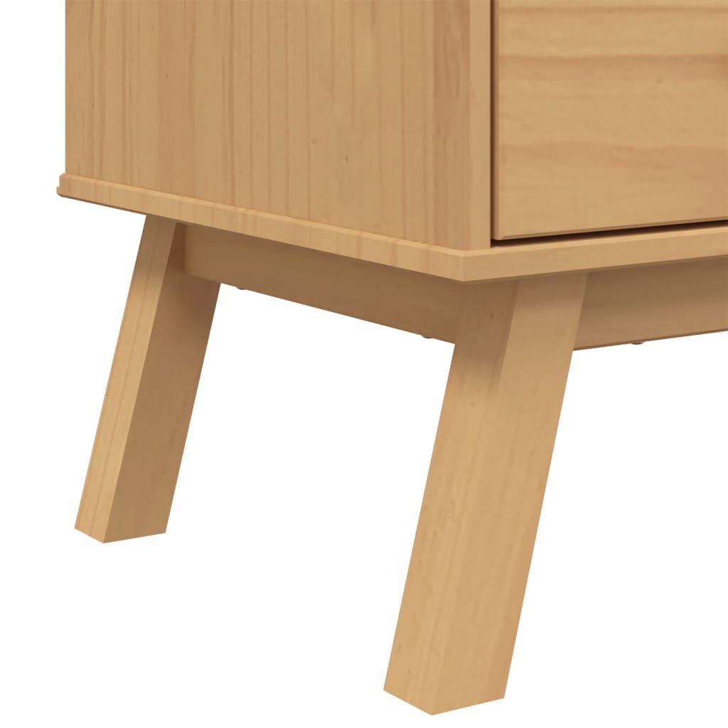 vidaXL Ντουλάπι OLDEN 85 x 43 x 125 εκ. από Μασίφ Ξύλο Πεύκου
