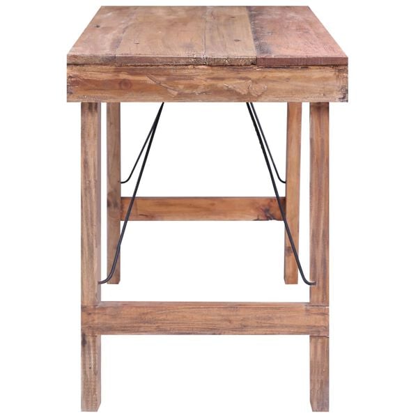 vidaXL Τραπεζαρία 120 x 60 x 80 εκ. από Μασίφ Ανακυκλωμένο Ξύλο