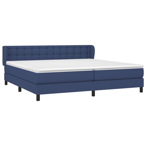 vidaXL &Kappa;&rho;&epsilon;&beta;ά&tau;&iota; Boxspring &mu;&epsilon; &Sigma;&tau;&rho;ώ&mu;&alpha; &Mu;&pi;&lambda;&epsilon; 200x200 &epsilon;&kappa;. &Upsilon;&phi;&alpha;&sigma;&mu;ά&tau;&iota;&nu;&omicron;