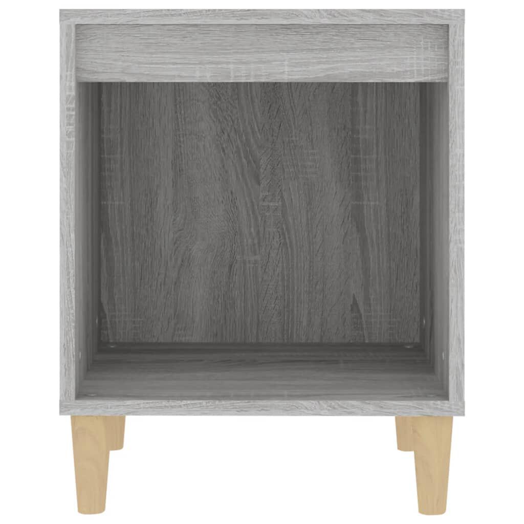 vidaXL Κομοδίνο Γκρι Sonoma 40x35x50 εκ.
