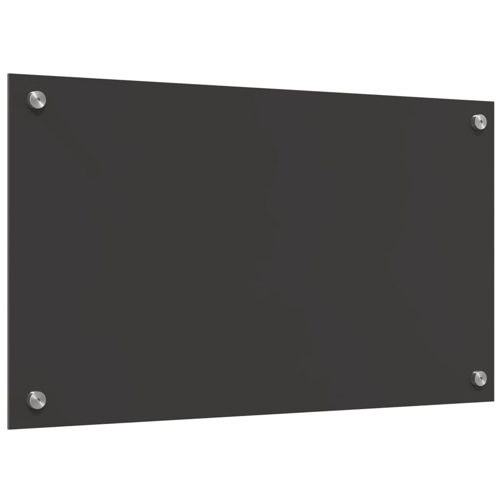 vidaXL Κουζίνα Πλακάκι Σκοινί Σκούρο Γκρι 70x40x0,6 εκ. Σκληρυμένο Γυαλί