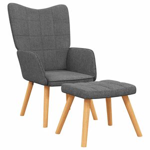 vidaXL &Pi;&omicron;&lambda;&upsilon;&theta;&rho;ό&nu;&alpha; Relax &Sigma;&kappa;&omicron;ύ&rho;&omicron; &Gamma;&kappa;&rho;&iota; &Upsilon;&phi;&alpha;&sigma;&mu;ά&tau;&iota;&nu;&eta; &mu;&epsilon; &Sigma;&kappa;&alpha;&mu;&pi;ό