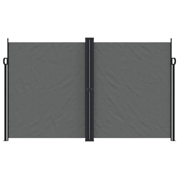 vidaXL Σκίαστρο Πλαϊνό Συρόμενο Ανθρακί 200 x 1200 εκ.