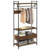 vidaXL Ντουλάπι Παλαιό ξύλο 89 x 39 x 184.5 εκ. Επεξεργασμένο ξύλο