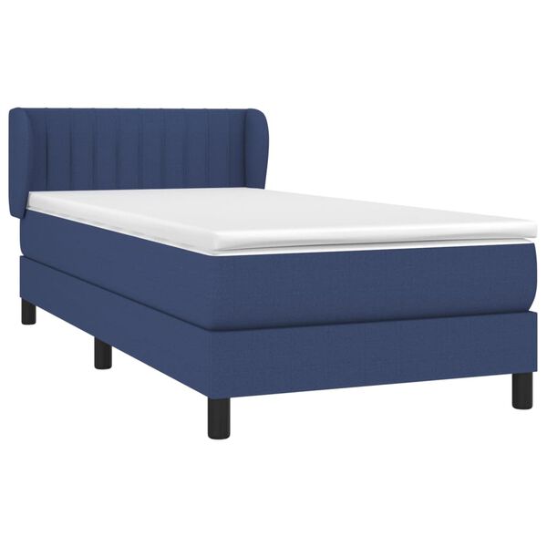 vidaXL &Kappa;&rho;&epsilon;&beta;ά&tau;&iota; Boxspring &mu;&epsilon; &Sigma;&tau;&rho;ώ&mu;&alpha; &Mu;&pi;&lambda;&epsilon; 100 x 200 &epsilon;&kappa;. &Upsilon;&phi;&alpha;&sigma;&mu;ά&tau;&iota;&nu;&omicron;