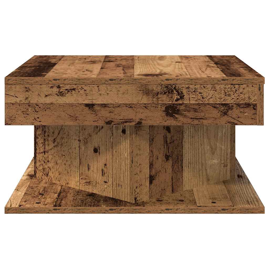 vidaXL Τραπεζάκι σαλονιού Παλιό ξύλο 55x55x30 cm Κατασκευασμένο ξύλο