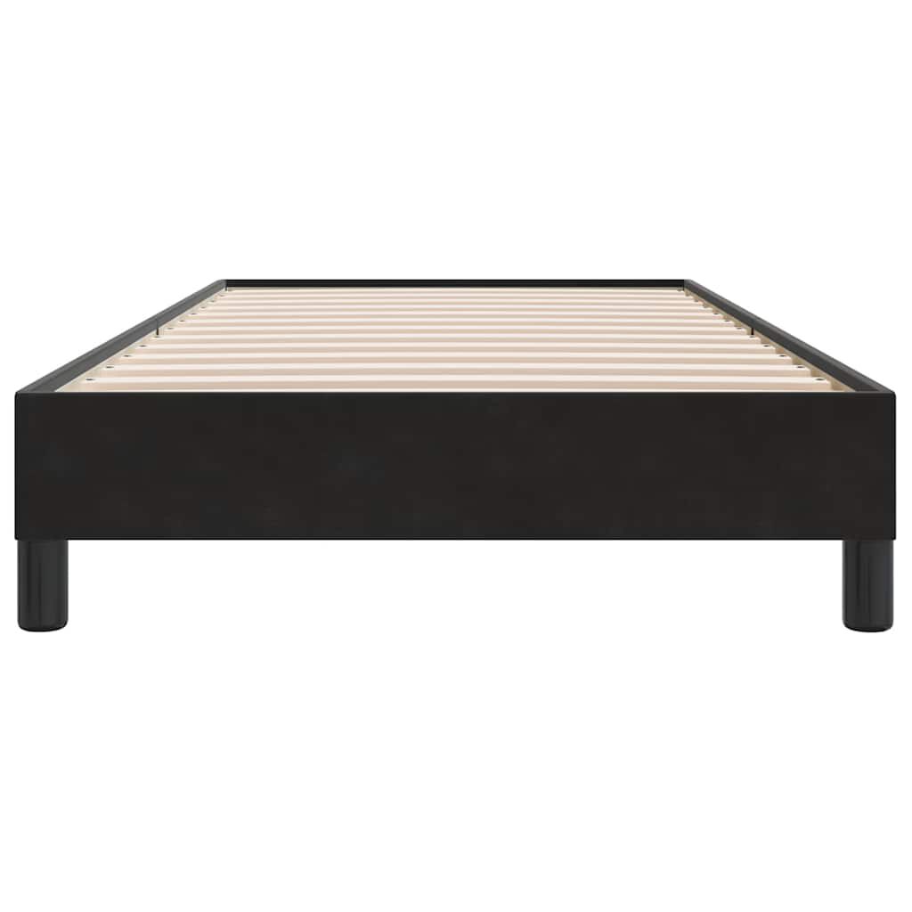 vidaXL Πλαίσιο κρεβατιού χωρίς στρώμα Μαύρο 80x220 cm Βελούδινο