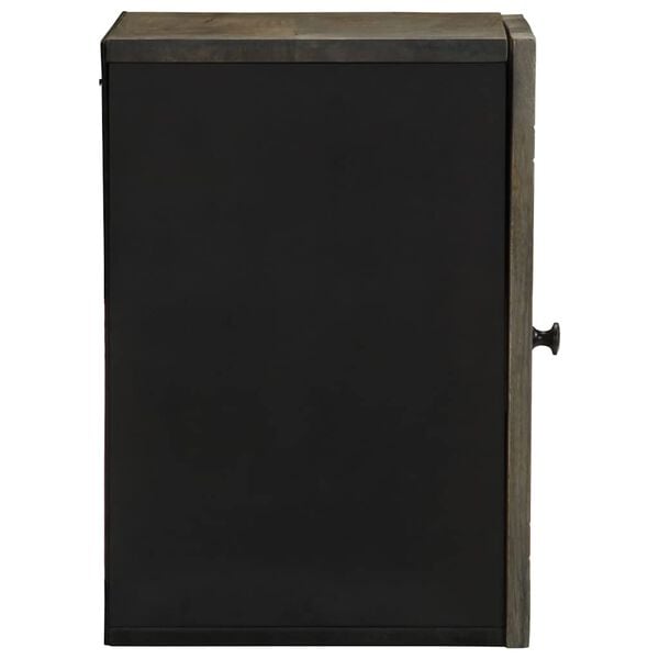 vidaXL Ντουλάπι Μπάνιου Επιτοίχιο 38x33x48 εκ. από Μασίφ Ξύλο Μάνγκο
