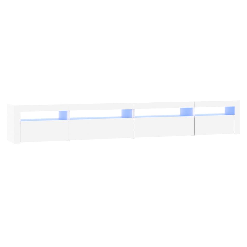 vidaXL Έπιπλο Τηλεόρασης με LED Λευκό 270 x 35 x 40 εκ.
