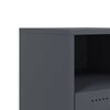 vidaXL Κομοδίνο Ανθρακί 36 x 39 x 43,5 εκ. από Χάλυβα
