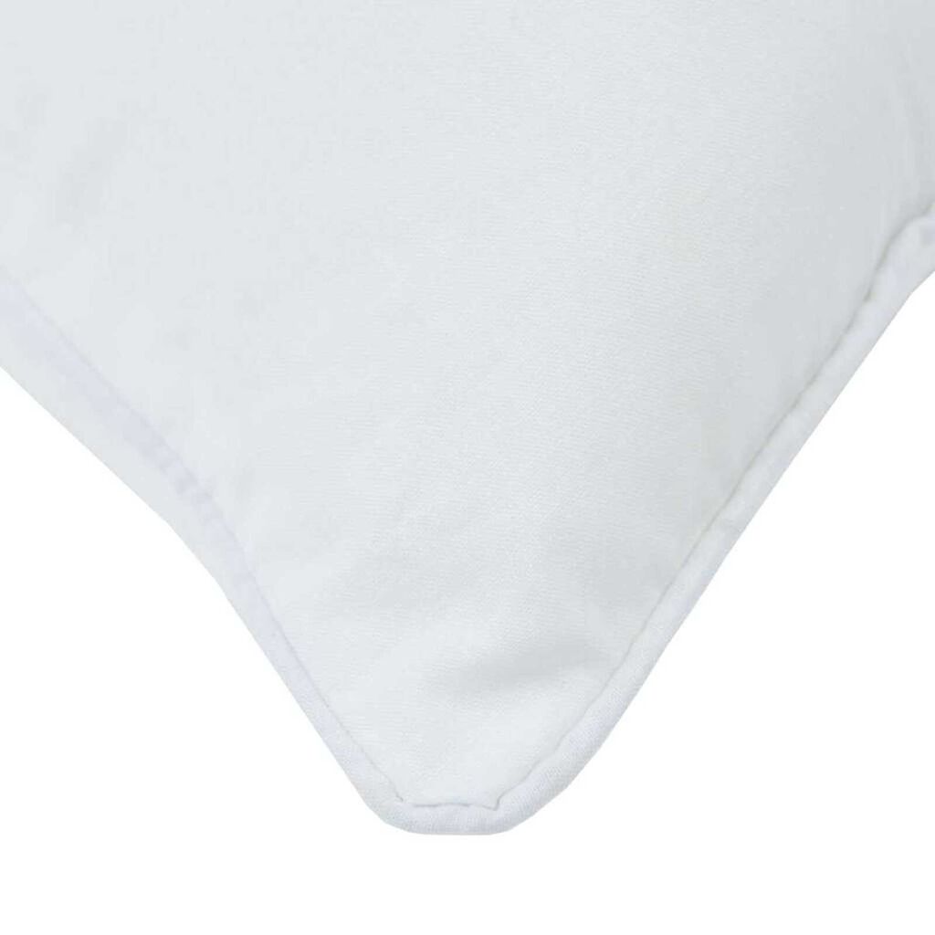 vidaXL Σετ Κουβέρτας με μαξιλάρι 2 pcs Λευκό 155 x 220 cm Μικροΐνες